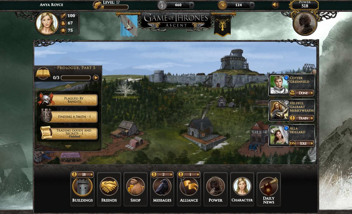 Обзор игры Game of Thrones Ascent, скриншоты