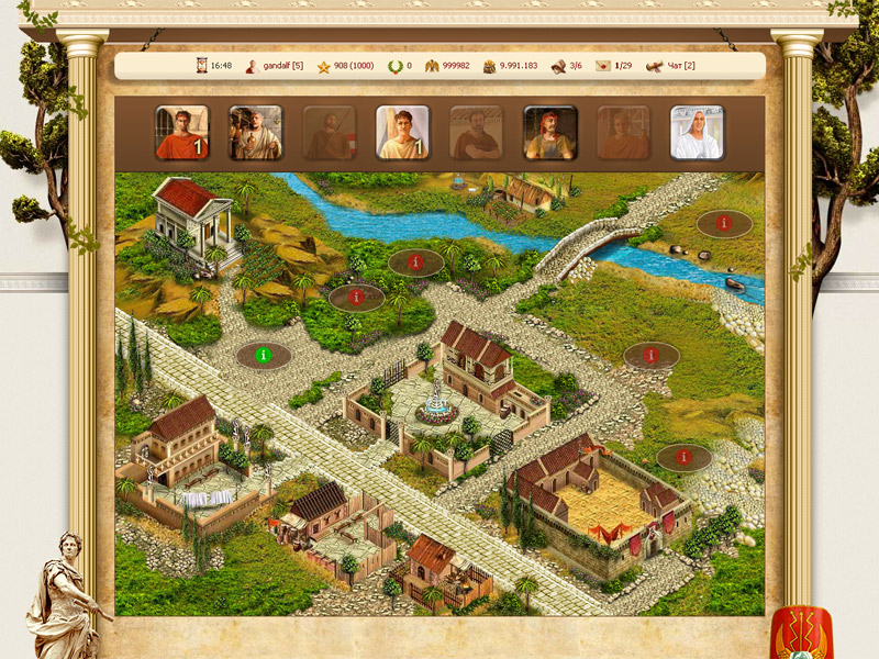 браузерная игра Гладиаторы, обзор игры, скриншоты