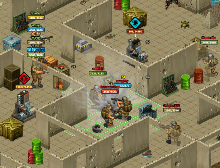 Скриншот боя в игре Солдаты Удачи (Soldier of Fortune)