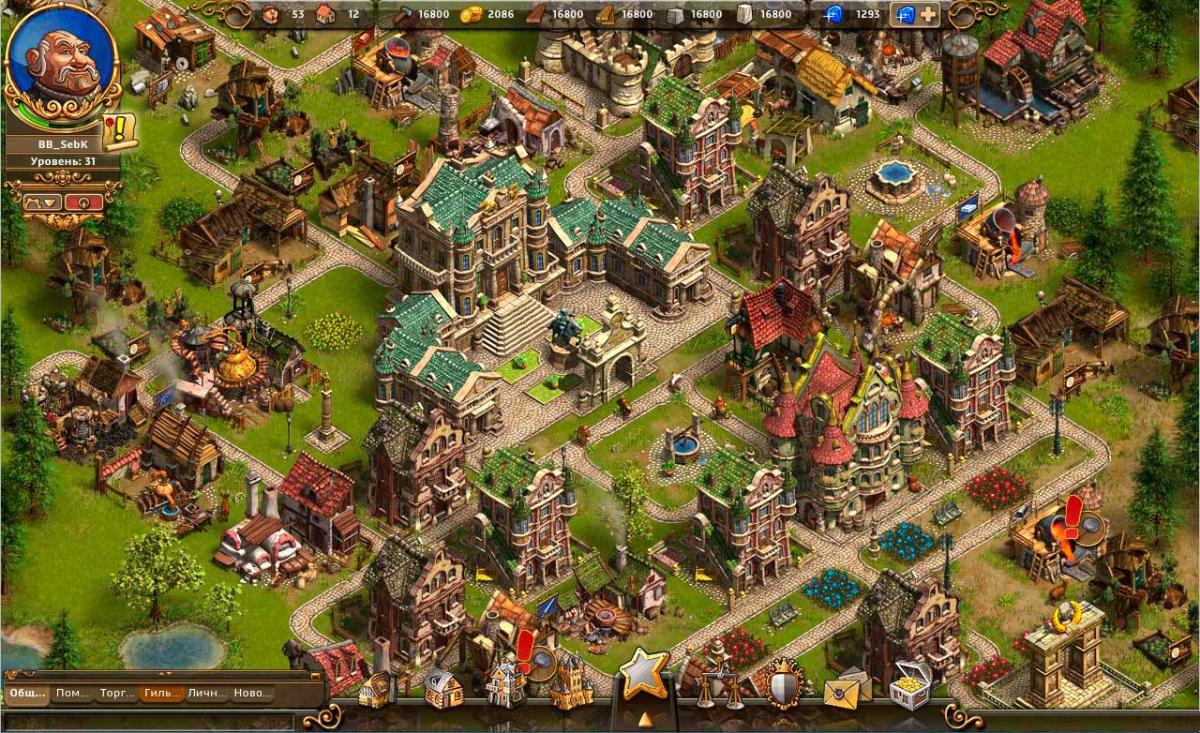 Игра на PC про средневековье Settlers Online